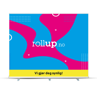 Rollup Messevegg Large 200×200-300 cm