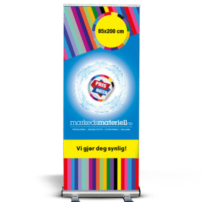 Rollup Utendørs (Tosidig)